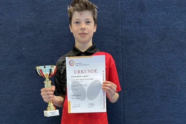 2. Platz fpr Felix Burr
