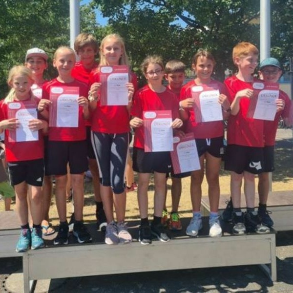 U10 und U12 startete in Teningen am Mannschaftswettkampf Kinderleichtathletik